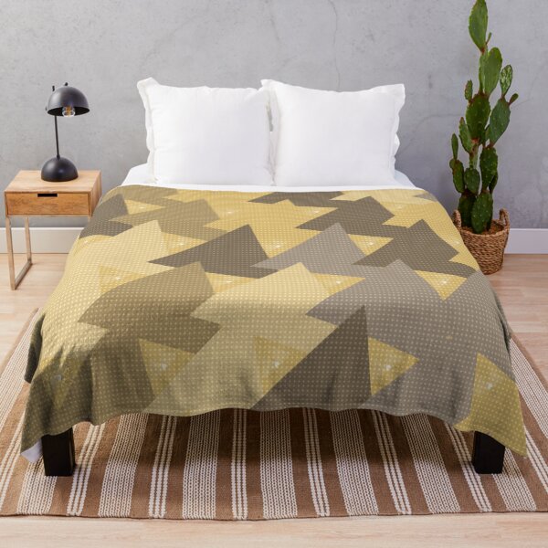 Item preview, Layered Triangle Mosaic Golden Sand designed and sold by TexSta.
