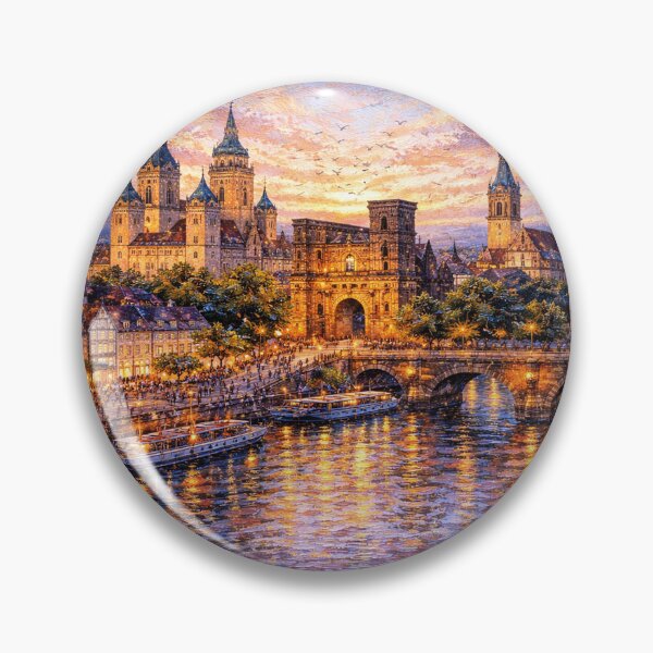 Item preview, A painting of Trier, Germany – A Beautiful place in Europe. designed and sold by GalleryKauffeld.