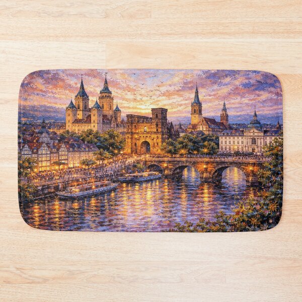 Item preview, A painting of Trier, Germany – A Beautiful place in Europe. designed and sold by GalleryKauffeld.