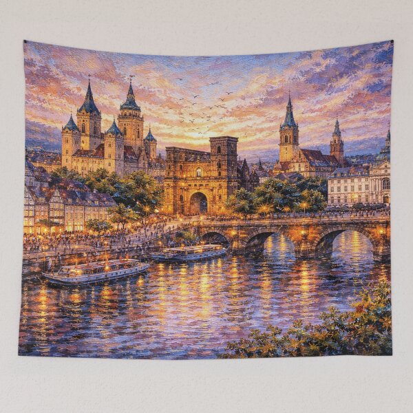 Item preview, A painting of Trier, Germany – A Beautiful place in Europe. designed and sold by GalleryKauffeld.