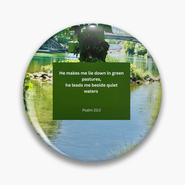 Item preview, Psalm 23 river background  designed and sold by happytraveller1.