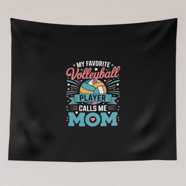 Item preview, MY FAVORITE VOLLEYBALL PLAYER CALLS ME MOM designed and sold by jkrphoto.