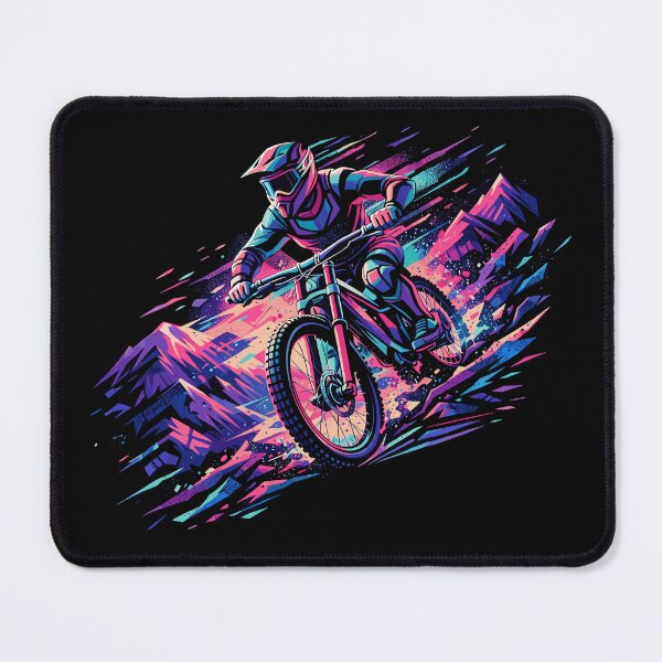 Item preview, Downhill MTB: Abstract mountain bike mountains designed and sold by Pineapple-Tree.