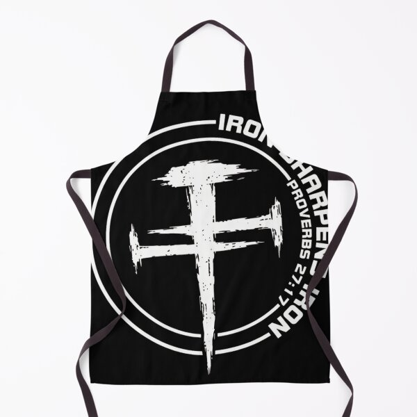 Item preview, Iron Sharpens Iron Proverbs 27 17 Christian Cross Bible Verse Grunge designed and sold by haitrieuic96.
