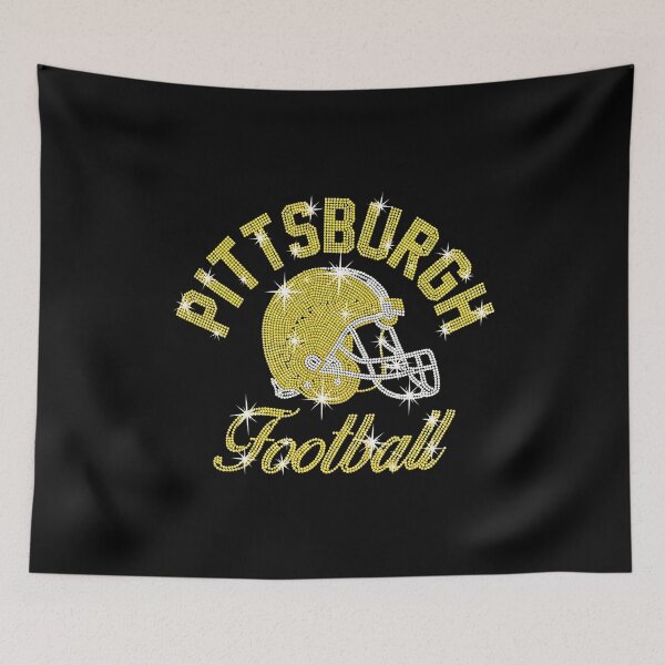 Item preview, Pittsburgh Football Rhinestone Helmet Bling Graphic designed and sold by KaylaFerr35318.
