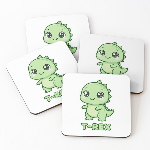 Item preview, Cute Baby T-Rex Dinosaur Chibi Illustration designed and sold by kunjaw.
