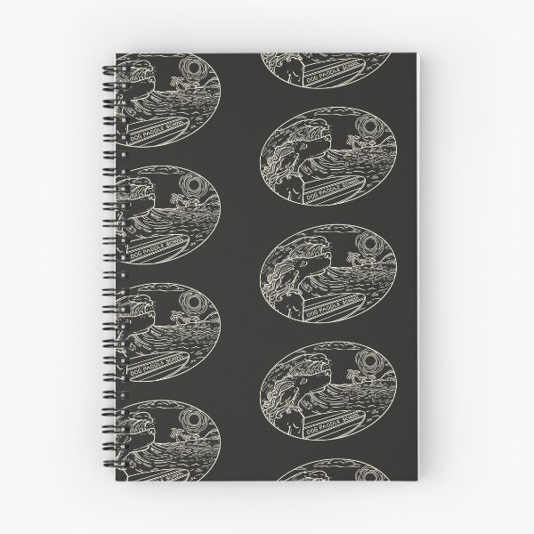Item preview, Surfer Dog  - White on Black  designed and sold by BentleysGreat.