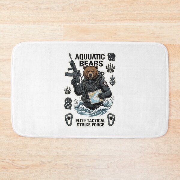 Item preview, Aquatic Bears Elite Tactical Strike Force Combat Scuba Bear designed and sold by carestazafeli.