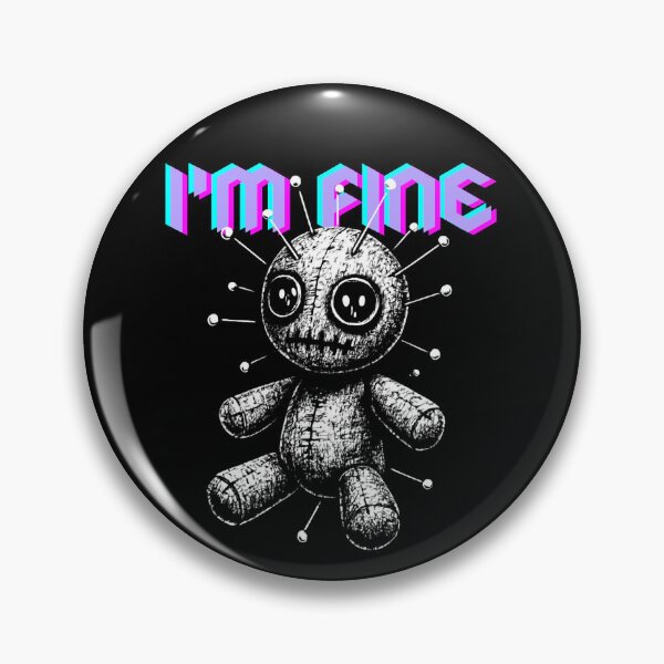 Item preview, Creepy Cute Voodoo Doll Gothic Streetwear designed and sold by SilverSeaBKK.
