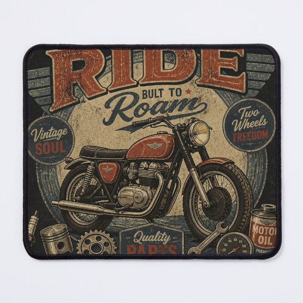 Item preview, Born To Ride Vintage Motorcycle Biker Retro Art designed and sold by goodFather4ever.