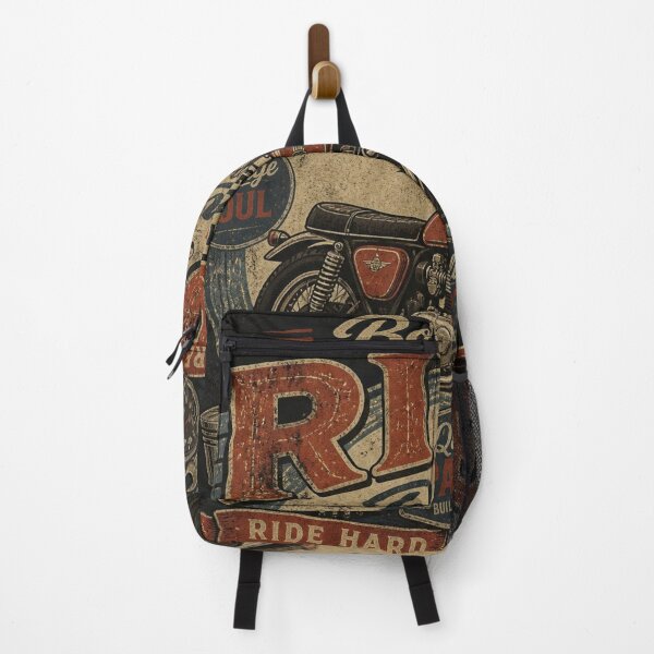 Item preview, Born To Ride Vintage Motorcycle Biker Retro Art designed and sold by goodFather4ever.