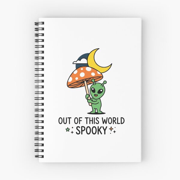 Item preview, Out Of This World Spooky Cute Alien Mushroom Spooky Season designed and sold by raedattia.