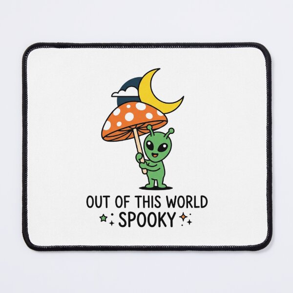 Item preview, Out Of This World Spooky Cute Alien Mushroom Spooky Season designed and sold by raedattia.