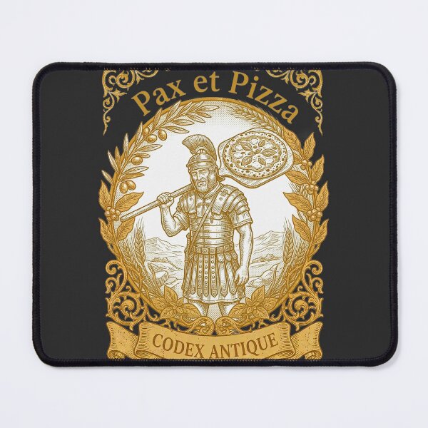 Item preview,  Pax et Pizza - Antique Woodcut Engraving designed and sold by codex antique.