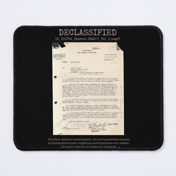 Item preview, UFO DECLASSIFIED 18_100754_General 1946-7_Vol_2 page 7 _B designed and sold by CG17s.