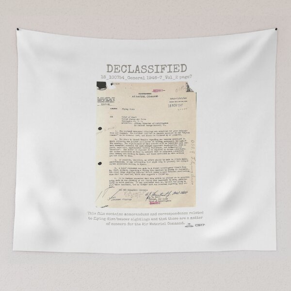 Item preview, UFO DECLASSIFIED 18_100754_General 1946-7_Vol_2 page 7 _B designed and sold by CG17s.