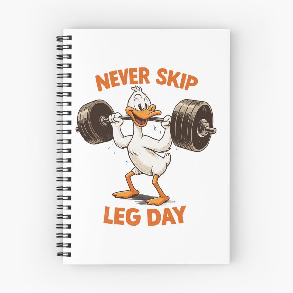 Item preview, Never Skip Leg Day – Fitness Goose Squats designed and sold by Pineapple-Tree.