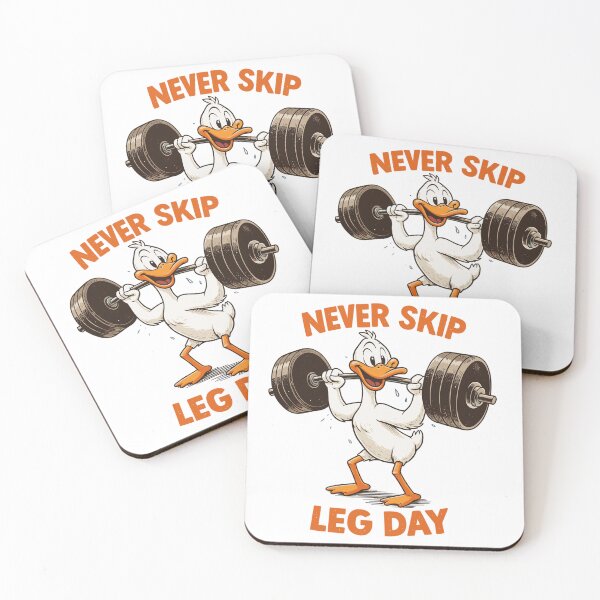 Item preview, Never Skip Leg Day – Fitness Goose Squats designed and sold by Pineapple-Tree.