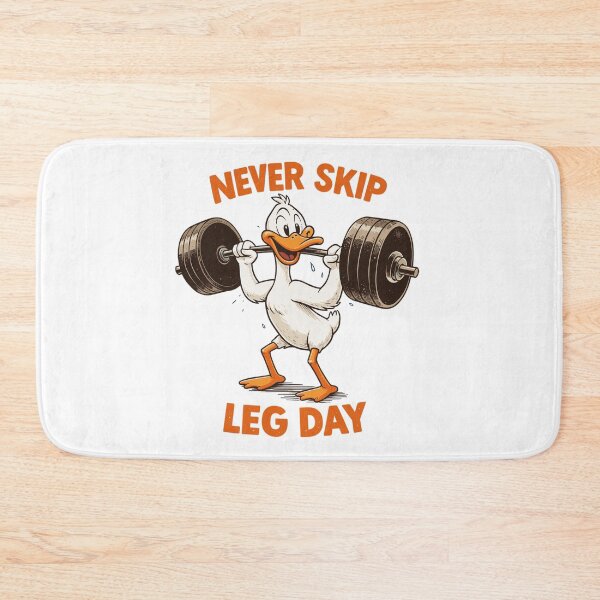 Item preview, Never Skip Leg Day – Fitness Goose Squats designed and sold by Pineapple-Tree.