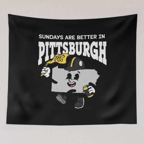Item preview, Sundays Are Better in Pittsburgh Football Fan Graphic designed and sold by TraceyTho92723.