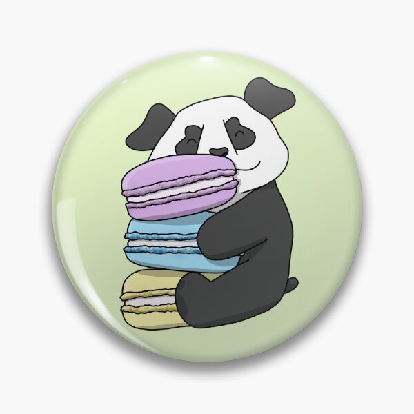 Item preview, Macaroon Panda designed and sold by Liv's Doodles & Daydreams.