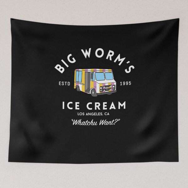 Item preview, BIG WORM'S ICE CREAM-WHATCHU WANT- LOS ANGELES designed and sold by SparklessCo.