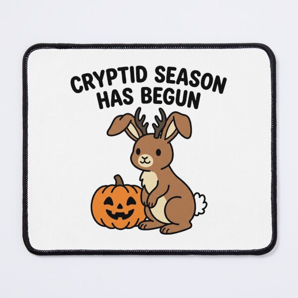 Item preview, Cryptid Season Has Begun Cute Jackalope Pumpkin Funny Fall Cryptozoology designed and sold by raedattia.