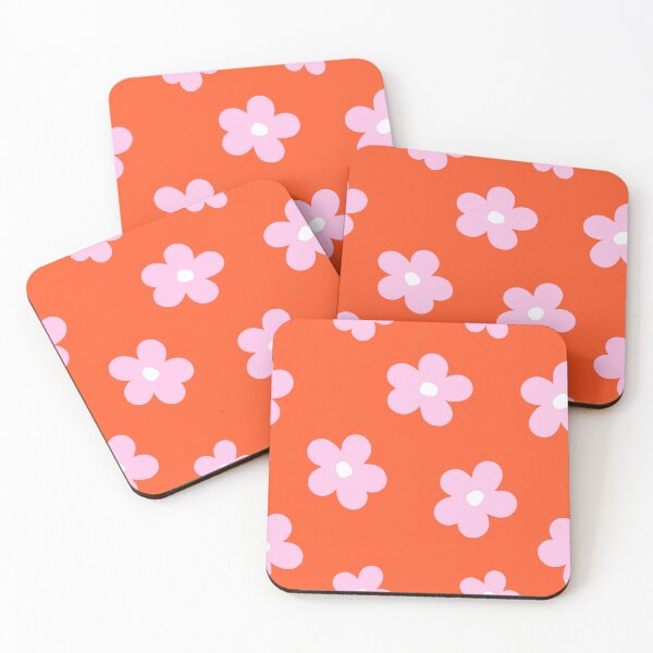 Item preview, Orange Pink Groovy Flower Pattern designed and sold by jianina-alondra.