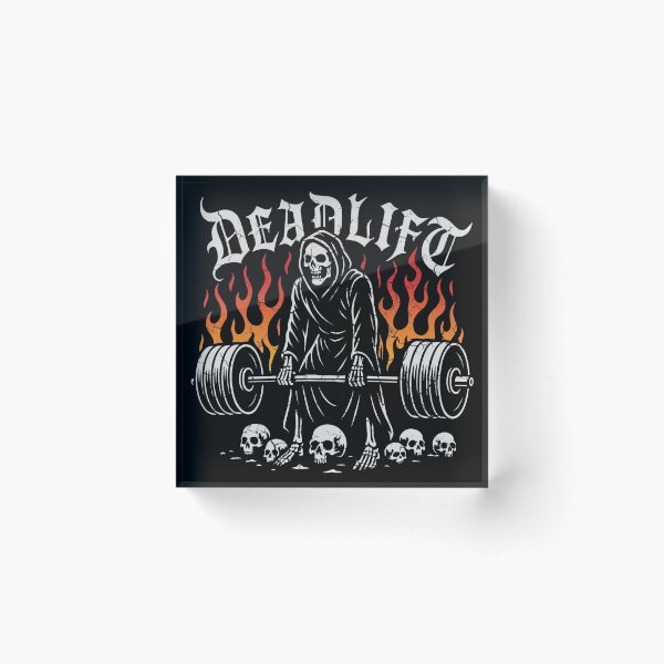 Item preview, "Deadlift Reaper: Infernal Power Gothic Lifting Design" designed and sold by Shopeon Designs.