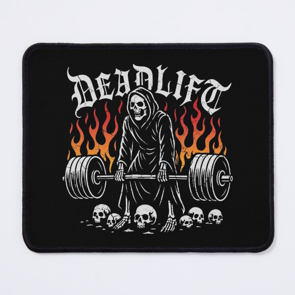 Item preview, "Deadlift Reaper: Infernal Power Gothic Lifting Design" designed and sold by Shopeon Designs.