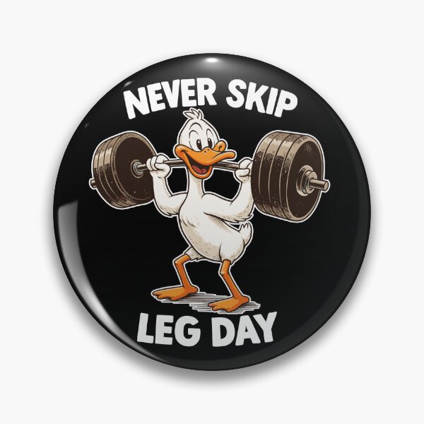 Artikelvorschau, Never Skip Leg Day – Fitness Gans Kniebeugen entworfen und verkauft von Pineapple-Tree.