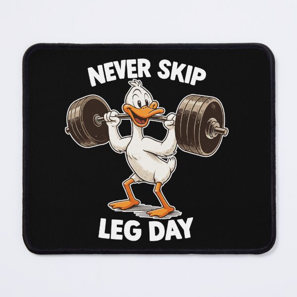Item preview, Never Skip Leg Day – Fitness Goose Squats designed and sold by Pineapple-Tree.