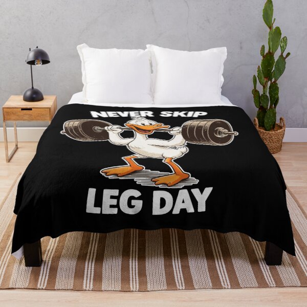 Item preview, Never Skip Leg Day – Fitness Goose Squats designed and sold by Pineapple-Tree.