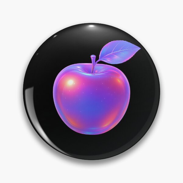 Item preview, Neon Glass Apple designed and sold by SmallDart Creations.