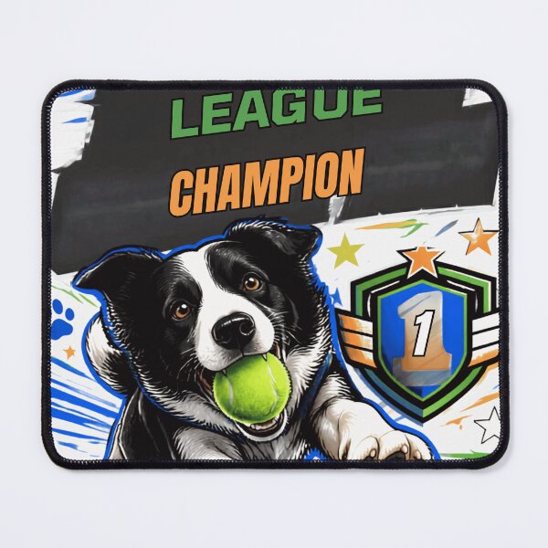 Item preview, Fetch League Champion Hund mit Ball designed and sold by Paw-and-Purr.