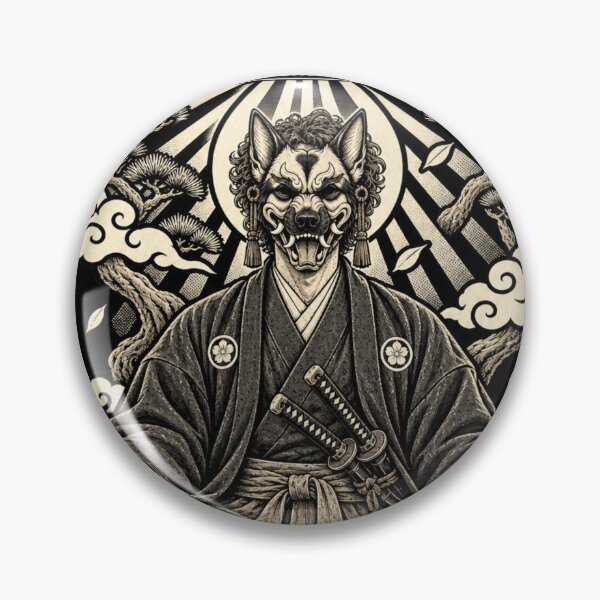 Item preview, UNWIND MODE Power Saving Mode - Zen Wolf Samurai Meditation Rest Recharge Repeat designed and sold by BRTHRCNK01.