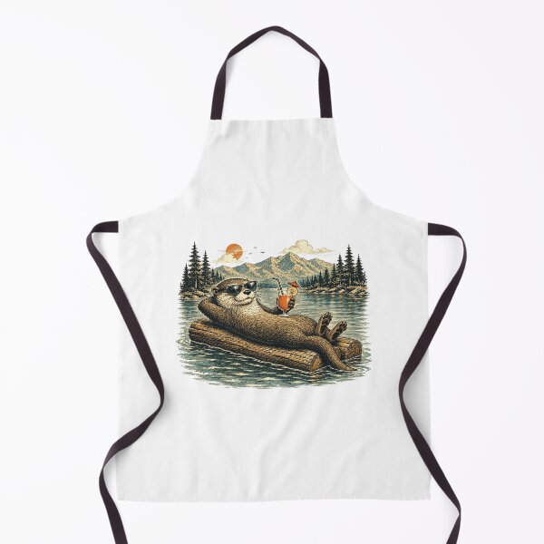 Item preview, Chill Otter Lake Vacation Adventure designed and sold by drawlinershop.