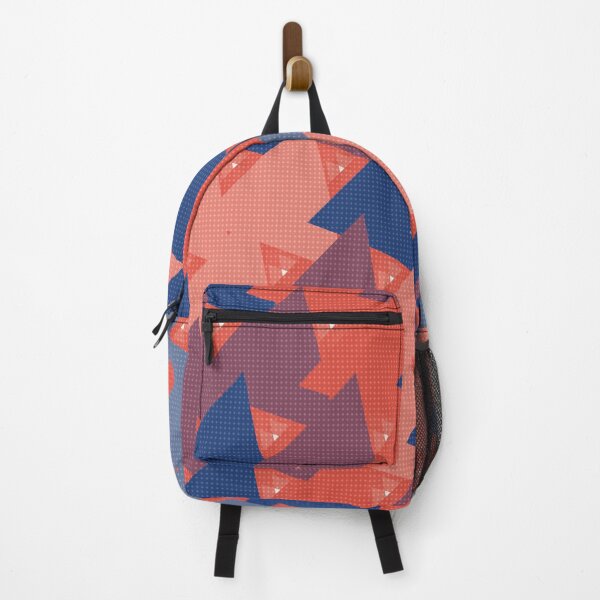 Item preview, Layered Triangle Mosaic Retro Coral designed and sold by TexSta.