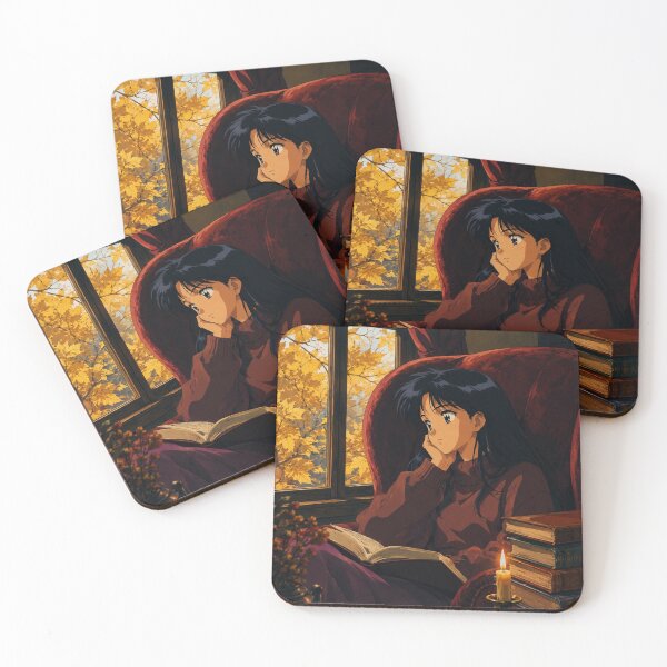 Item preview, Lofi Study Girl: Autumn Library designed and sold by bapupa.