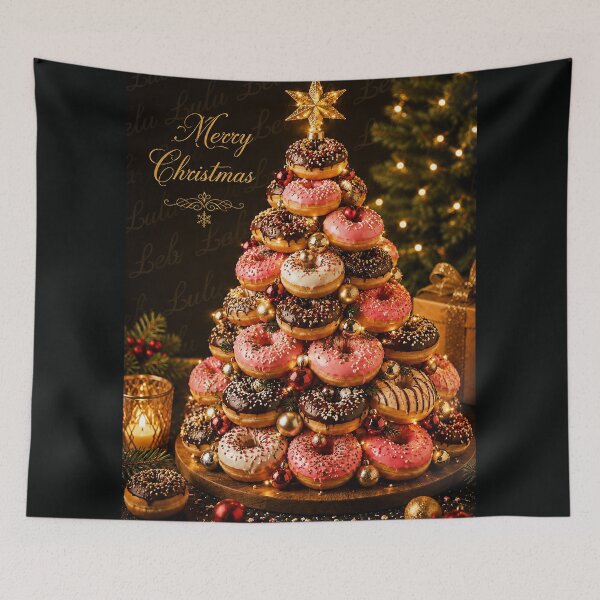 Item preview, Merry Christmas-  Donut Tree designed and sold by LuluLeb.