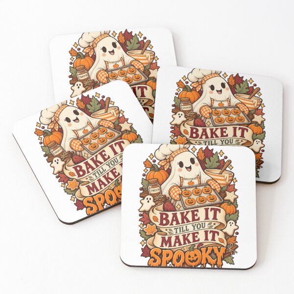 Item preview, Bake It Till You Make It Spooky Ghost Baker designed and sold by KireVeronica.