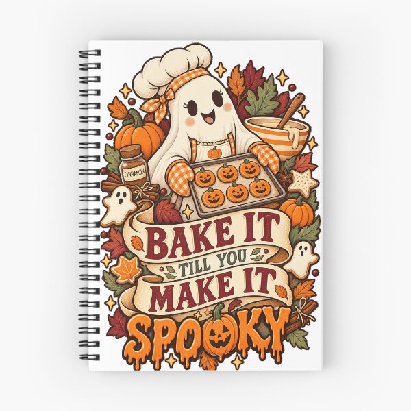 Item preview, Bake It Till You Make It Spooky Ghost Baker designed and sold by KireVeronica.