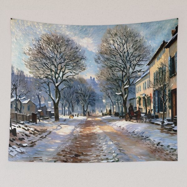 Aperçu de l'œuvre Effet neige à Limetz créée et vendue par artdesignsnow.