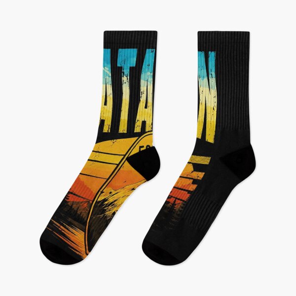 Item preview, Vintage Katahdin Mountain Maine Sunset Hiking Climbing Retro designed and sold by Michaeltien.