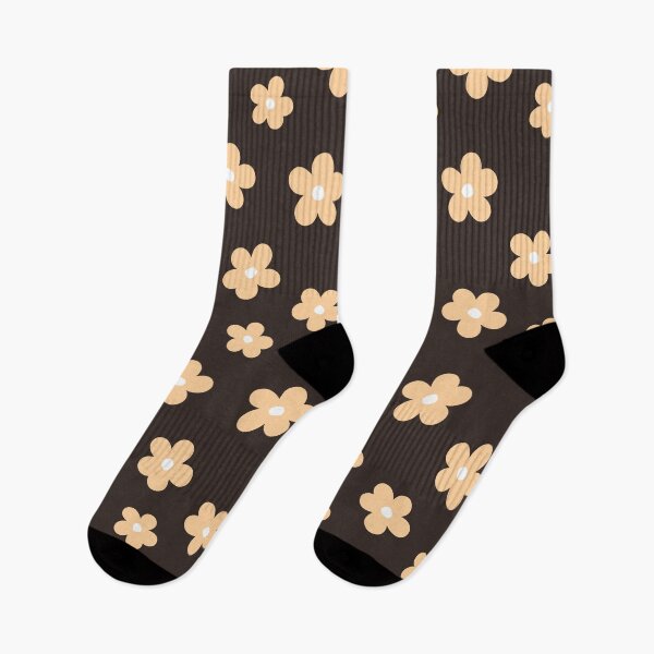Item preview, Brown Beige Retro Groovy Flower Pattern designed and sold by jianina-alondra.