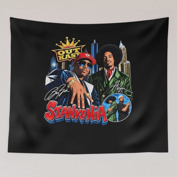 Aperçu de l'œuvre Légendes de Stankonia, icônes du rap créée et vendue par VividViLab.