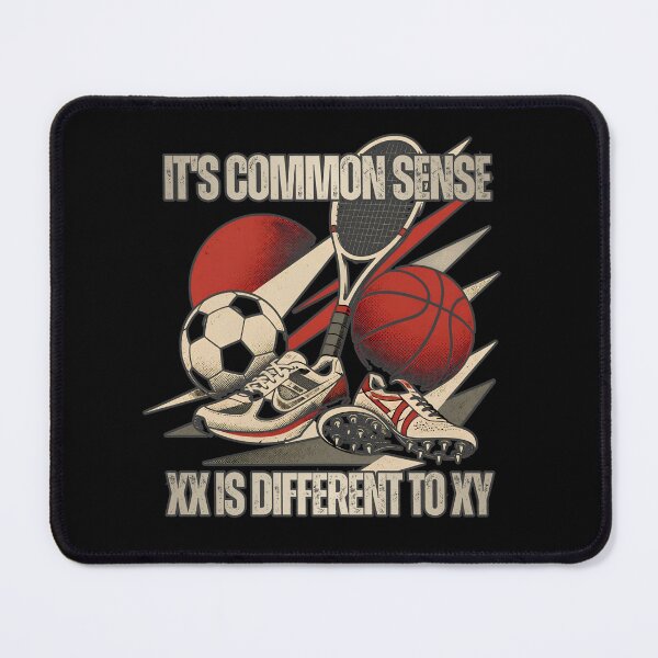 Item preview, It's Common Sense XX is Different to XY Women’s Sports Equipment designed and sold by PROPera-design.