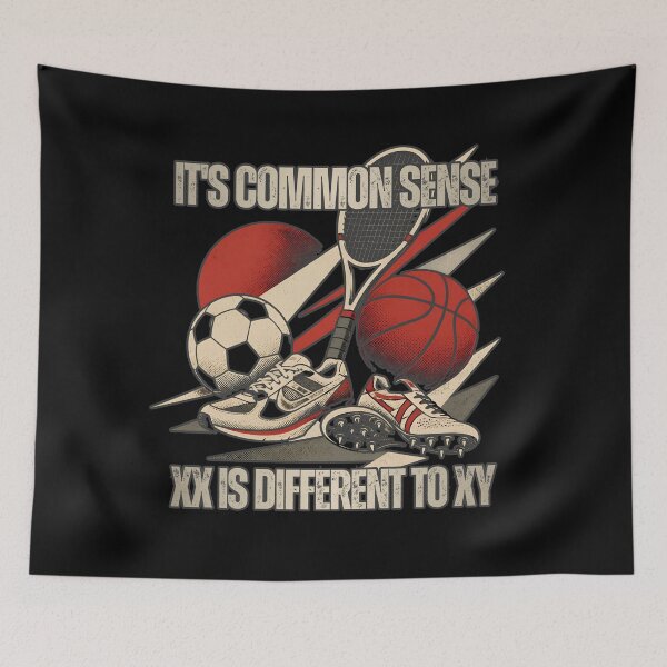 Item preview, It's Common Sense XX is Different to XY Women’s Sports Equipment designed and sold by PROPera-design.