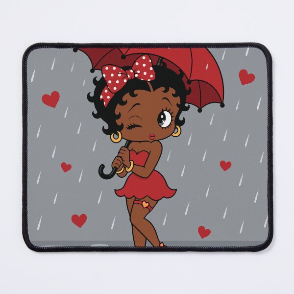 Item preview, Vintage Betty Boop Rainy Day Heart Rain designed and sold by BrownHorse90s.