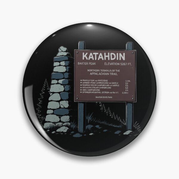 Item preview, At Northern Terminus Mount Katahdin Vintage designed and sold by Michaeltien.